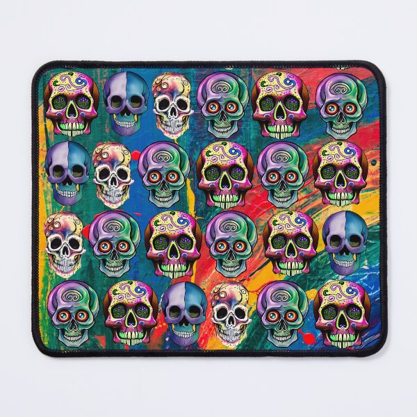 Item preview, FESTIVE COLORFUL SKULL PATTERNS - WATERCOLOR PAINT designed and sold by DanaMire.