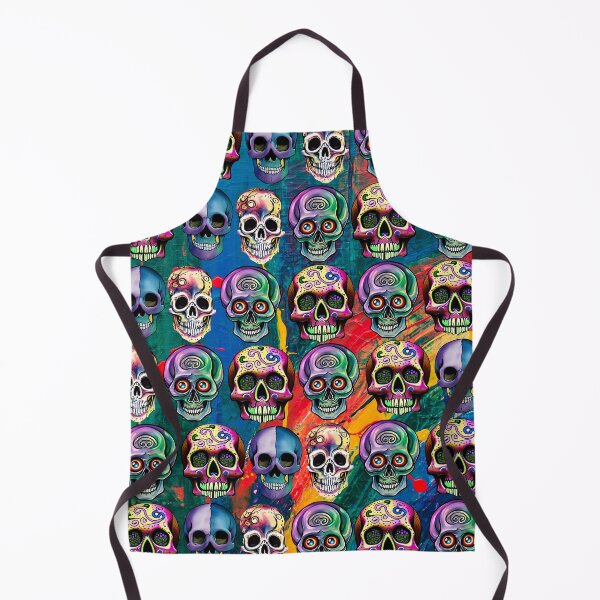 Item preview, FESTIVE COLORFUL SKULL PATTERNS - WATERCOLOR PAINT designed and sold by DanaMire.