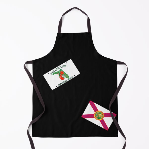 Item preview, Florida State Flag and License Plate Pattern - Available on Stickers socks shirts mugs and more! designed and sold by Dude Stuff.