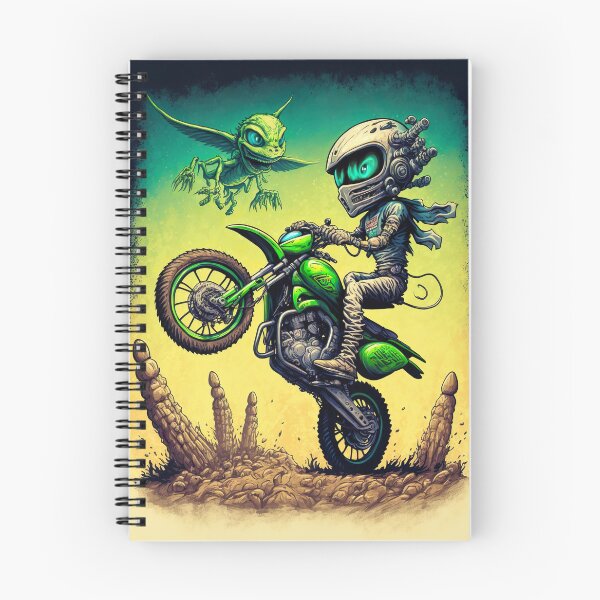 Item preview, Monster Riding Dirt Bike Anime Style designed and sold by KoolArtDistrict.