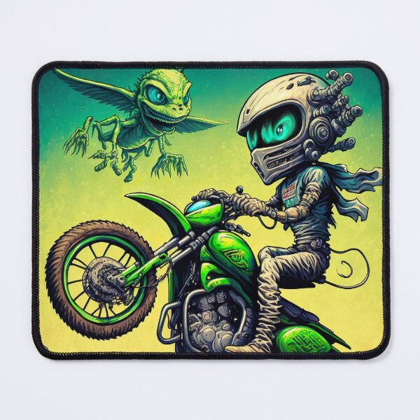 Item preview, Monster Riding Dirt Bike Anime Style designed and sold by KoolArtDistrict.