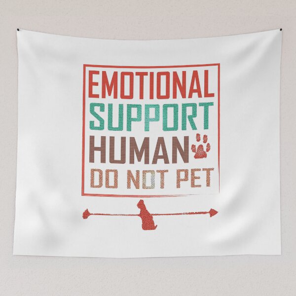 Item preview, Emotional Support Human Do Not Pet designed and sold by Designe4You.