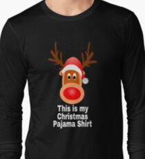 This Is My Christmas Pajama Tshirt Long Sleeve T-Shirt