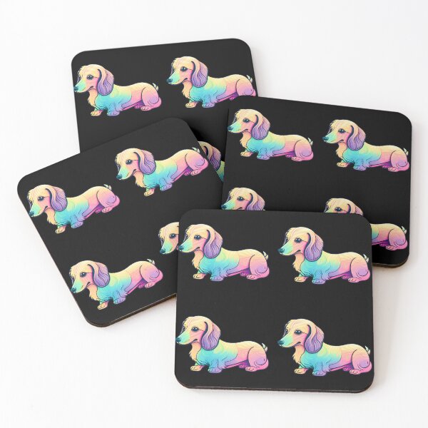 Item preview, Rainbow Dachshund  designed and sold by Black-Glove.