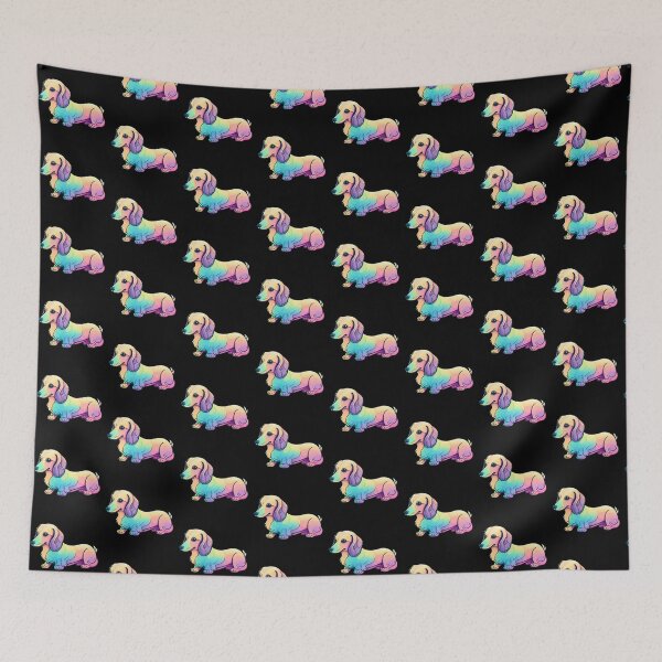 Item preview, Rainbow Dachshund  designed and sold by Black-Glove.