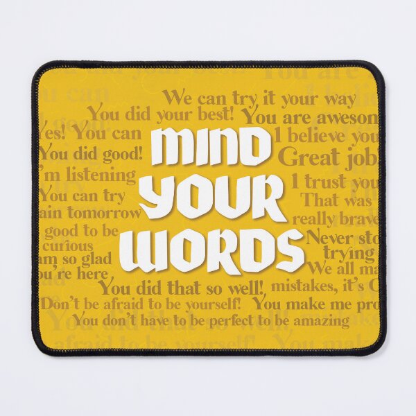 Item preview, Mind Your Words 1 designed and sold by LordinaEDerby.