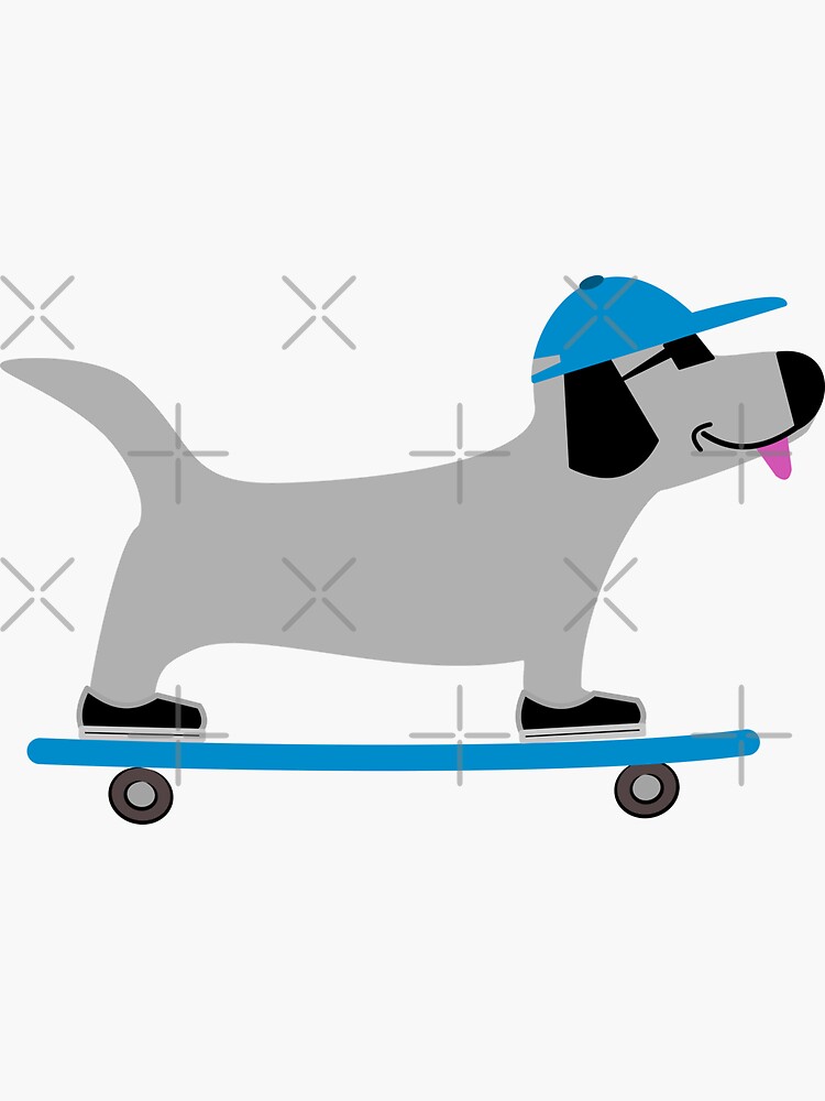 Skater Dog by Baylakestudio