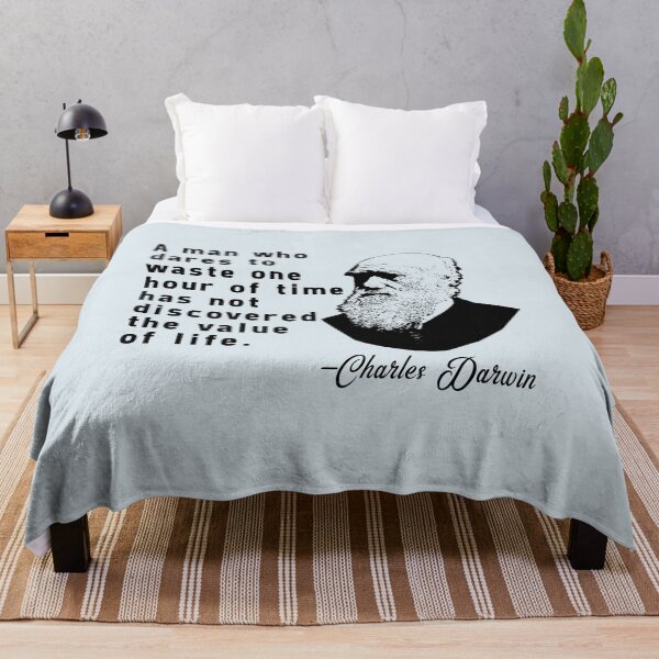 Item preview, Charles Darwin Quote on Wasting Time designed and sold by Greenbaby.