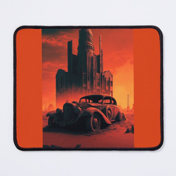 Item preview, Dystopian Sunrise: A Post-Apocalyptic Hot Rod Scene for Fans of Brutalism and American Industry #16 designed and sold by RodZnRoll.