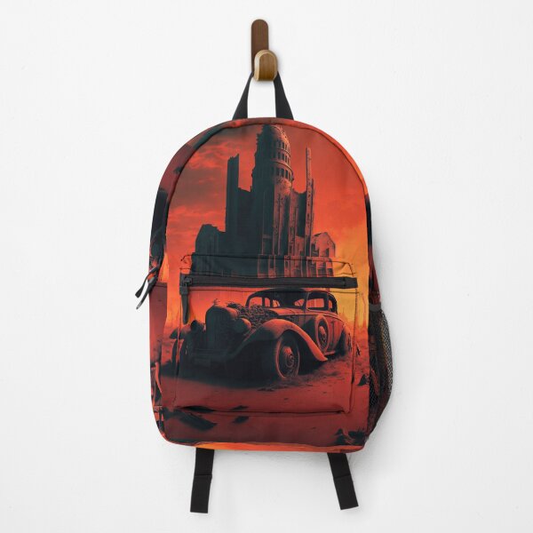 Item preview, Dystopian Sunrise: A Post-Apocalyptic Hot Rod Scene for Fans of Brutalism and American Industry #16 designed and sold by RodZnRoll.
