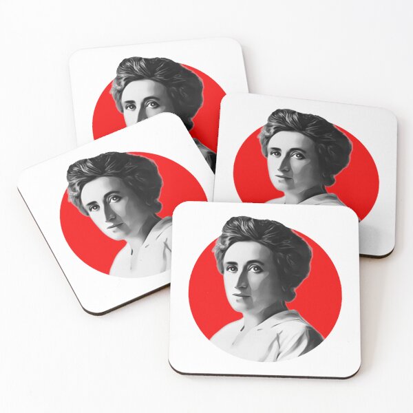 Item preview, Rosa Luxemburg stylised portrait designed and sold by RedRosaShop.
