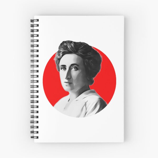 Item preview, Rosa Luxemburg stylised portrait designed and sold by RedRosaShop.