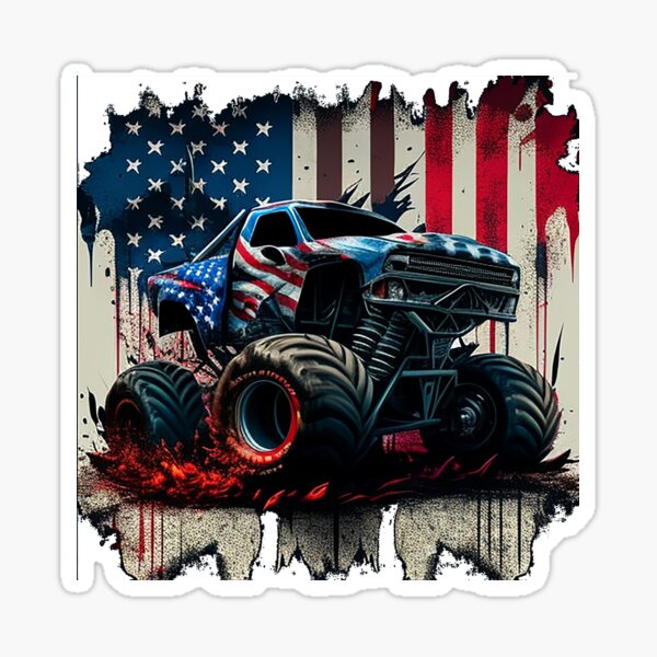 Monster Truck Stickers Truck Car Stickers Car Stickers - Temu