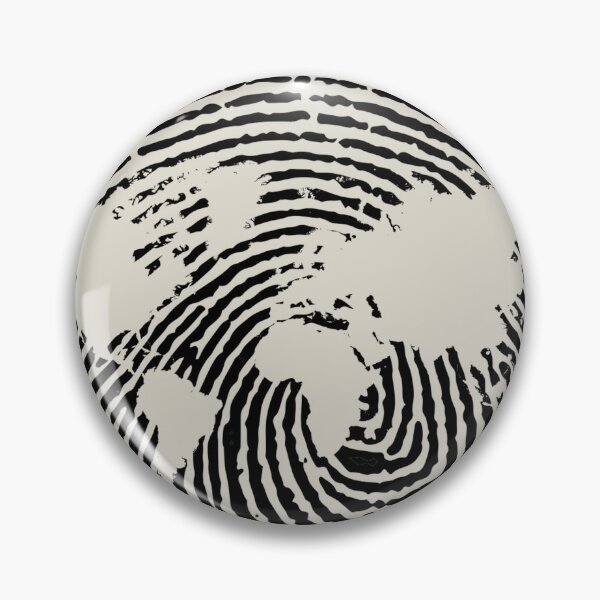 Item preview, Fingerprint earth map designed and sold by RafaelLima7.