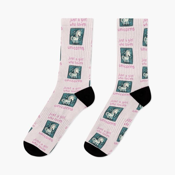 Item preview, Just a Girl Who Loves Unicorns designed and sold by GigaDesigns.