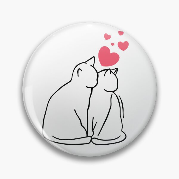 Item preview, Couple cat in love designed and sold by VisAIon.