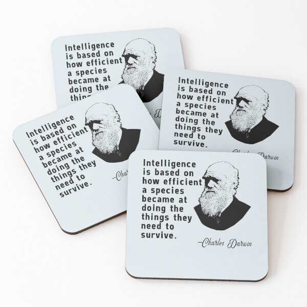 Item preview,  Charles Darwin Quote on Intelligence designed and sold by Greenbaby.