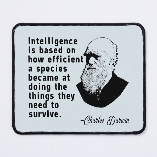 Item preview, Charles Darwin Quote on Intelligence designed and sold by Greenbaby.
