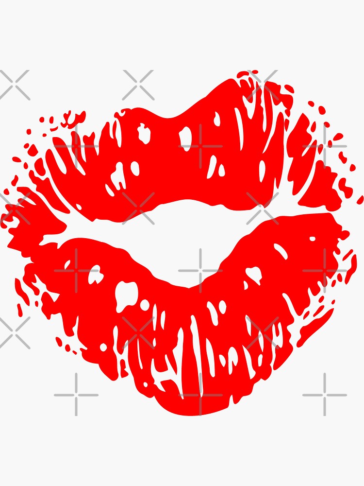 Kiss Of Love Sticker For Sale By Auntgelicasshop Redbubble 