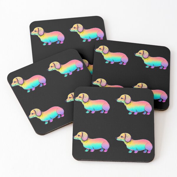 Item preview, Rainbow Dachshund designed and sold by Black-Glove.