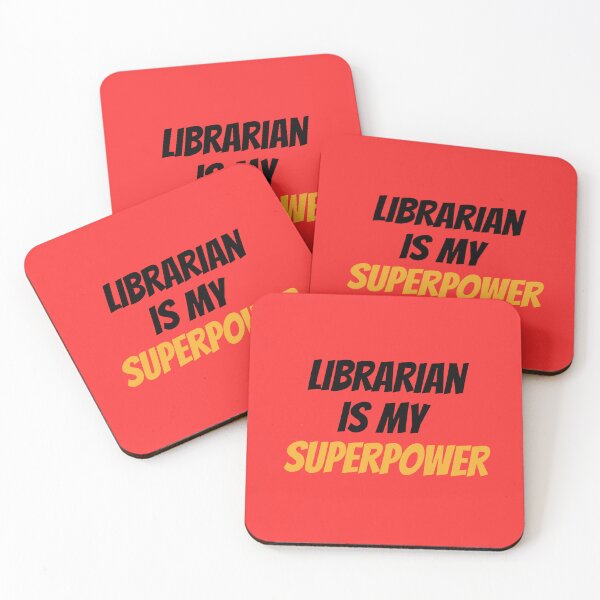 Item preview, Librarian is my superpower! designed and sold by ebcameron.