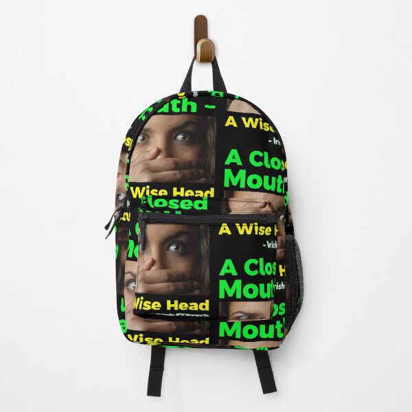 Item preview, Irish Proverb - A Closed Mouth – A Wise Head designed and sold by IrishProverbs.