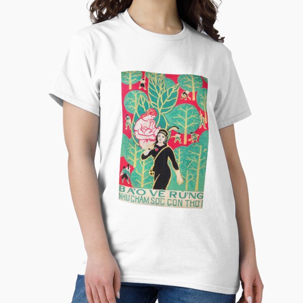 Item preview, Vietnamese Poster 'Protect forests like nurturing babies!'  designed and sold by Onodera.