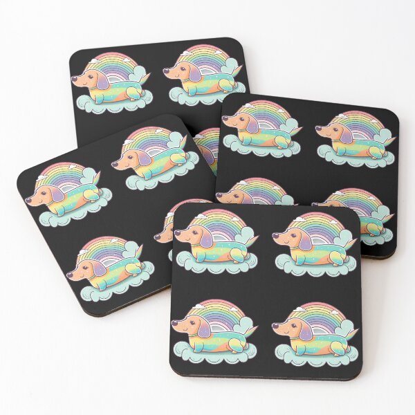 Item preview, Rainbow Dachshund designed and sold by Black-Glove.
