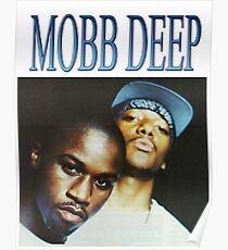Póster MOBB DEEP 90s HIP HOP VINTAGE RETRO DESIGN