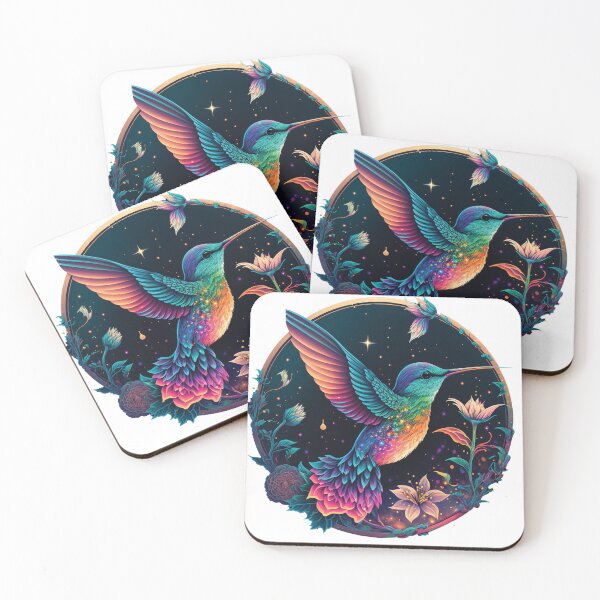 Item preview, Hummingbird and Flowers designed and sold by SCHummingbirds.