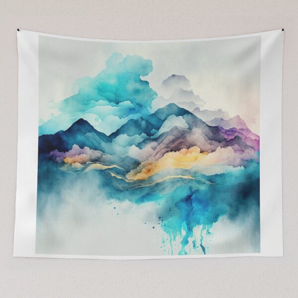 Item preview, Relaxing Watercolor #72 designed and sold by Avocado Design Studio.