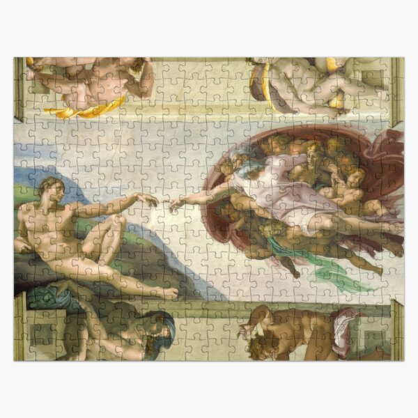Creation Of Adam Jigsaw Puzzles for Sale | Redbubble Creation Of Adam Jigsaw Puzzles for Sale | Redbubble