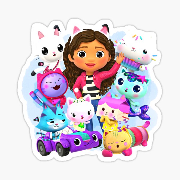 Pegatina «Casa de muñecas Gabby» de GodoDesign | Redbubble