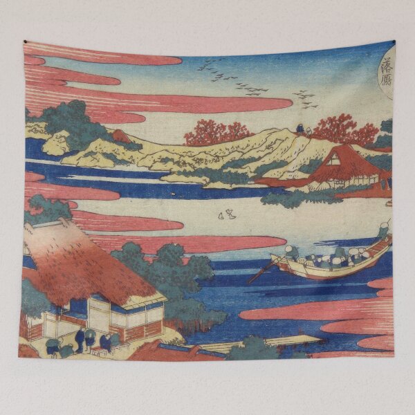 Item preview, Descending Geese on the Sumida River Katsushika Hokusai  designed and sold by Onodera.