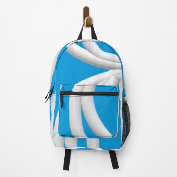 Item preview, Crazy White Tube Pattern Blue Background designed and sold by CJRPics.