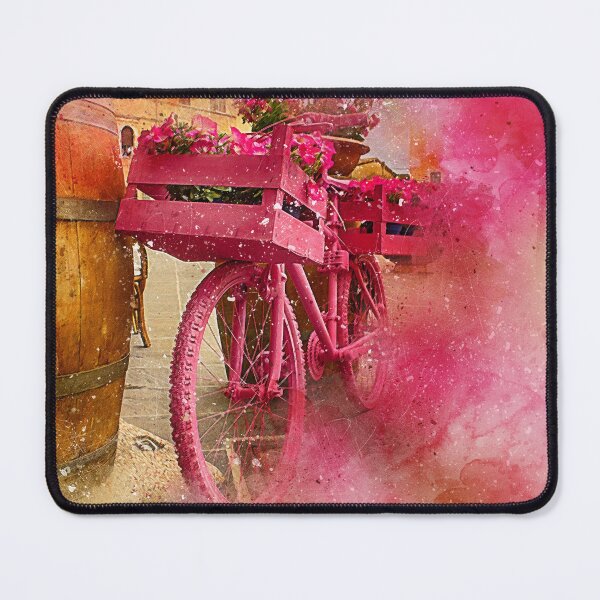 Item preview, Bicycle supported on a barrel abstract painting designed and sold by RafaelLima7.