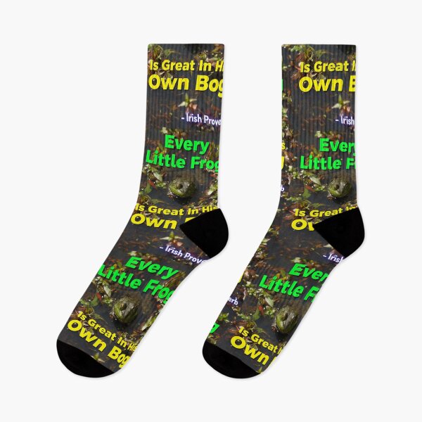 Item preview, Irish Proverb - Every Little Frog Is Great In His Own Bog  designed and sold by IrishProverbs.