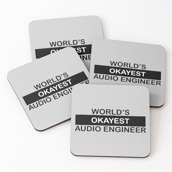 Item preview, World's Okayest Audio Engineer designed and sold by TiravTiger.