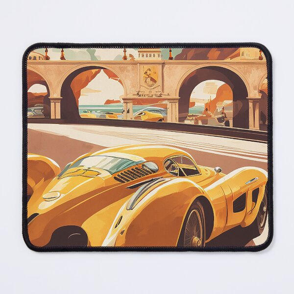 Item preview, Amalfi Italy Supercar Vintage Travel Art Poster designed and sold by OldTravelArt.