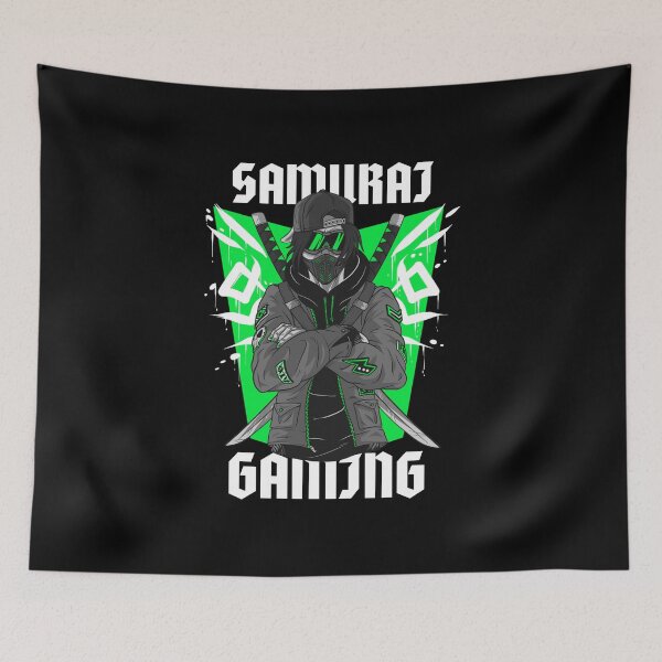 Item preview, Samurai Gaming Urban Warrior Boy Green designed and sold by SamuraiGaming.