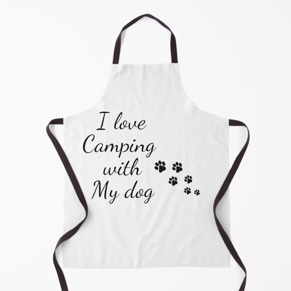 Item preview, I love camping with my dog designed and sold by Hichem Ben Boubaker.