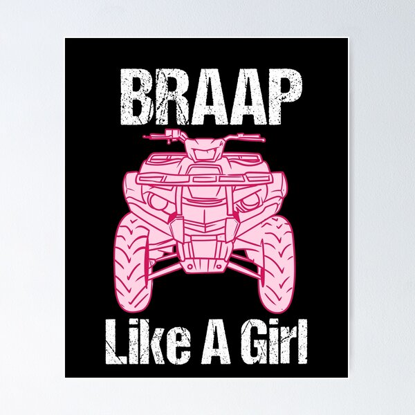 Item preview, Braap Girl ATV Four Wheeler Quad Bike designed and sold by Clara Hollins.