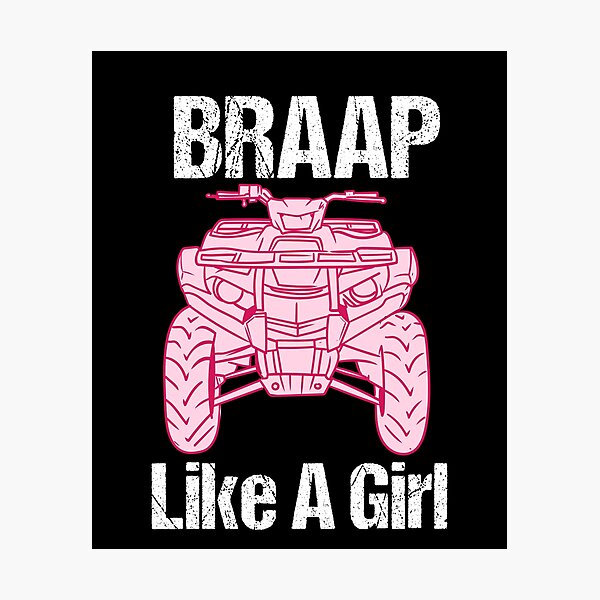 Item preview, Braap Girl ATV Four Wheeler Quad Bike designed and sold by Clara Hollins.