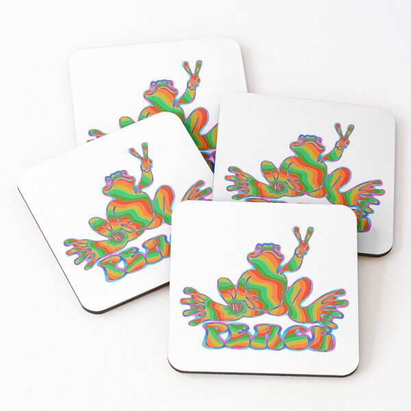 Item preview, Green Yellow Red Peace Frog designed and sold by natnat7w.