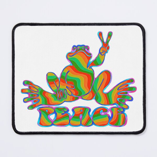 Item preview, Green Yellow Red Peace Frog designed and sold by natnat7w.