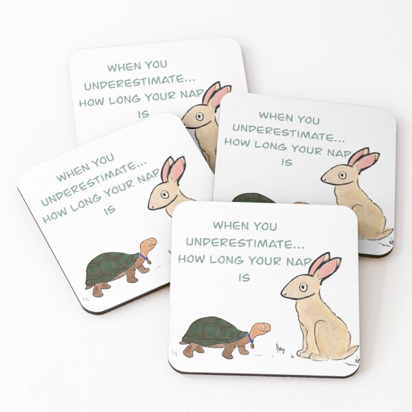 Item preview, Tortoise and the hare moral designed and sold by Hanasroad.