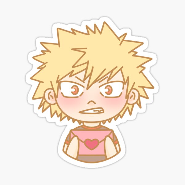 Bakugo Valentine Sticker