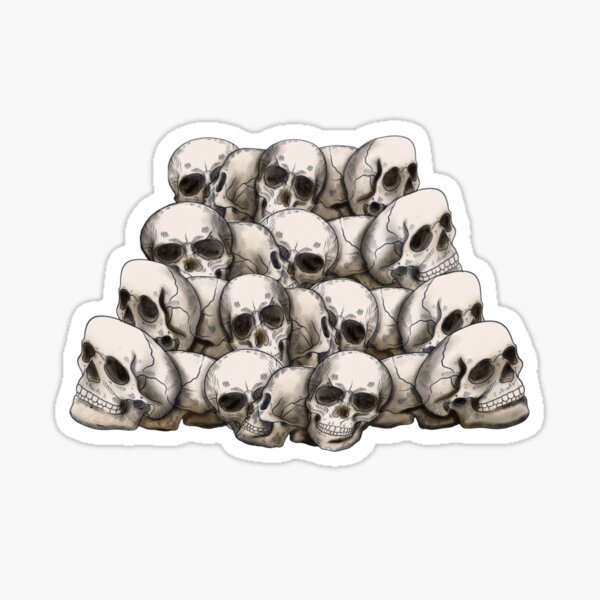 Skull With Brain SVG Skeleton SVG Gothic Decal T-shirt Sticker