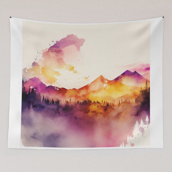 Item preview, Relaxing Watercolor #75 designed and sold by Avocado Design Studio.
