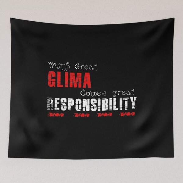 Item preview, With great Glima comes great responsibility designed and sold by MartialArtsNerd.